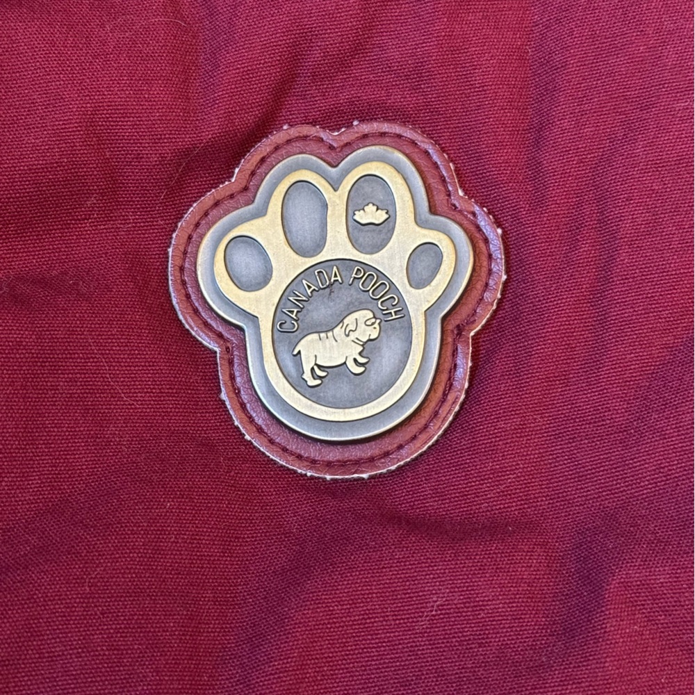 Canada Pooch Dog Sherpa Lined Jacket With Fur Lined Hood Size 24 Inches - Picture 7 of 12